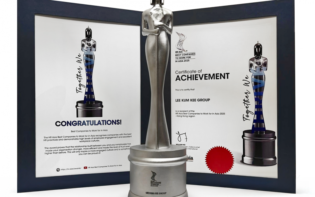 Lee Kum Kee Group Wins “Best Companies to Work for in Asia 2025 (Hong Kong Edition)” by HR Asia for the 10th Time